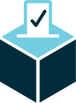 In Person Voting Icon